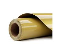 Vinile permanente Collage a Caldo - Foglio d'Oro per Cricut Maker 3, Joy, Termoadesivo per cucito, decorazione, rotolo 0,305 x 1,80 cm, taglia unica, adesivo per mobili e tessuti (oro, 30,5 x 366 cm)