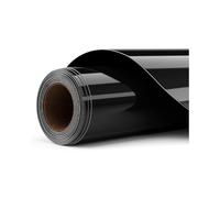 Vinile permanente Collage a Caldo - Foglio d'Oro per Cricut Maker 3, Joy, Termoadesivo per cucito, decorazione, rotolo 0,305 x 1,80 cm, taglia unica, adesivo per mobili e tessuti (nero, 30,5 x 366 cm)