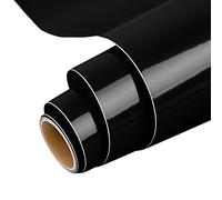 Vinile permanente per Cricut, rotolo di vinile permanente nero da 30,5 cm x 153 cm per Cricut, Silhouette e Cameo, vinile per tazze, finestre, decorazioni per la casa e altri progetti fai da te
