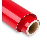 Vinile permanente per Cricut - Rotolo di vinile rosso Cricut 30,5 cm x 1,5 m in vinile autoadesivo per esterni, decorazione per feste, decalcomania auto