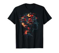 Vinile Record Collector DJ Retro Music Lover Glitch Art Maglietta
