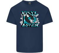 Vinile Records Amante Dj Decks Giradischi Uomo Cotone T-Shirt