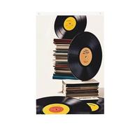 Vinile Records and Tapes Welcome Garden Flag 2x3 Ft No Fade Double Sided Casa Yard Bandiere Outdoor Banner Decor Per Cortile Portico Prato