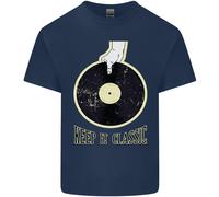 Vinile Records Keep It Classico Dj Decks Uomo Cotone T-Shirt
