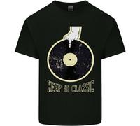 Vinile Records Keep It Classico Dj Decks Uomo Cotone T-Shirt