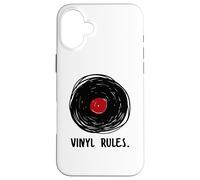Vinile Regole Records Collector LP Retro Custodia per iPhone 16 Plus