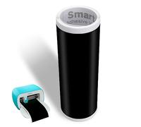 Vinile Smart Permanente Nero per Cricut Joy, 14x200cm Pellicola per Plotter in Vinile Autoadesivo, Rotolo di Vinile per Trasferimento a Caldo per T-Shirt Fai da Te, Tazze, Auto, Banner, Decorazione