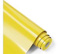 Vinile termoadesivo in rotolo per magliette, giallo