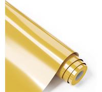 Vinile termoadesivo in rotolo per magliette, giallo terroso