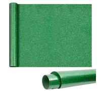 Vinile Termoadesivo per Tessuti, 30x100cm Rotolo di Vinile per Trasferimento Termico per T-Shirt, Abbigliamento, Cappelli, Decorativo Fai Da Te, Facile da Tagliare (Verde)