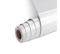 Vinile Termoadesivo per Tessuti, Argento Glitter HTV Termovinile per Tessuti 30,5 x 182 cm Argento Vinile Termoadesivo Pellicola per Plotter con Glitter Heat Transfer Vinyl per Cricut Fai da Te