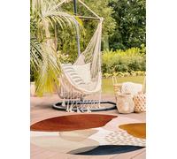 VINILIKO, Anoushka-Tappeto in Vinile per Esterni, Alta qualità, Multicolore, [Diam] 150 cm