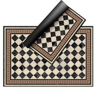 VINILIKO Design | Tappeto in vinile idraulico - Scacchi 80x300 cm - interno ed esterno, antiscivolo, impermeabile, lavabile, piastrelle - varie misure - Tappeto vinile soggiorno, terrazza