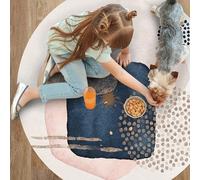 VINILIKO Design | Tappeto Vinile Rotondo Lara [Diam] 180 cm - Antiscivolo, Impermeabile, Lavabile - Diverse Misure - Tappeto Vinile Soggiorno, Cucina