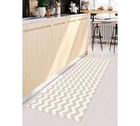 VINILIKO, Tappeto in Vinile, Seppia e Bianco, 66 x 180 cm