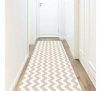 VINILIKO, Tappeto in Vinile, Seppia e Bianco, 66 x 250 cm