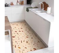 VINILIKO Tappeto, Vinile Senza ftalati Spesso 2,8 mm, Rosa, Marrone, 50x100 cm