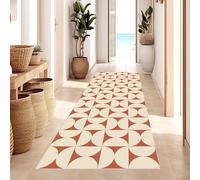 VINILIKO Tappeto, vinile senza ftalati, spessore 2,8 mm, terracotta, 50 x 140 cm
