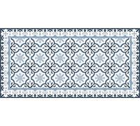 VINILIKO Victorian Blue Tappeto in vinile, multicolore, 50 x 100