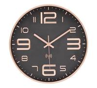 VINILITE Orologio da Parete Radiocontrollato con Numeri 3D Orologio da Parete Moderno Silenzioso per Cucina, Ufficio, Camera da letto
