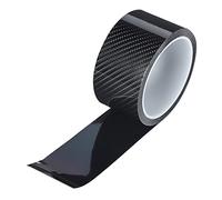 Vinilo Fibra Carbono Nero Fibra di Carbonio Pellicola Protettiva Paraspigoli Auto Adesivo Antigraffio 3Cm X 3 Metri (5 CENTIMETRI * 3 M)