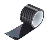 Vinilo Fibra Carbono Nero Fibra di Carbonio Pellicola Protettiva Paraspigoli Auto Adesivo Antigraffio 3Cm X 3 Metri (7 CENTIMETRI * 3 M)
