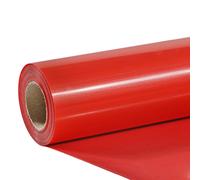 Vinilo termotransferible rojo TUMIYA - Rollos de vinilo termoadhesivo rojo de 30,5 cm x 2,4 m