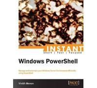 Vinith Menon Instant Windows PowerShell (Tascabile)