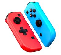 Vinkarpe L/R Controller per Switch, Wireless Joystick Controller per Switch/OLEDGamepad con Doppia Vibrazione, Giroscopio a 6 Assi/Screenshot/Funzione di Sveglia