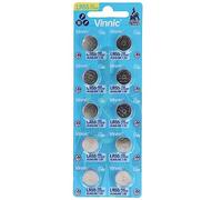 VINNIC PILA BOTON ALCALINA AG8 L1121F LR55 BLISTER*10