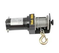 vinnyooc Paranchi elettrici,Verricello a cavo elettrico,DC12V Apparecchio di sollevamento elettrico,Trazione a cavo in acciaio con controller di maniglia telecomando senza fili per silvicoltura