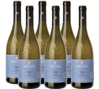 Vino Bianco Sicilia Doc Grillo | Fondo Filara Nicosia | 6 Bottiglie 75Cl | Idea Regalo