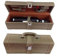 Vino Box Set da vino 6 pezzi accessori vino Set regalo con cavatappi da sommelier cavatappi tappo per bottiglia termometro per vino versatore in pelle Set da vino vino Set accessori LN 16 - 10