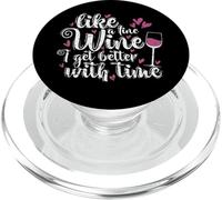 Vino come un buon vino Miglior con il tempo PopSockets PopGrip per MagSafe