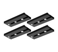 Vino Coppa Di Bicchiere 4-set Autoadesivo Supporto Del Vino Da Appendere | Space -Vaving Warkage Supporto Per Armadio Da Cucina, Bar O Contatore | Stabile Supporto Per Bicchieri Da Vino, Cocktail E