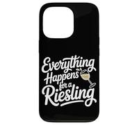 Vino Detto Amante del Vino Everything Happens For A Riesling Custodia per iPhone 13 Pro