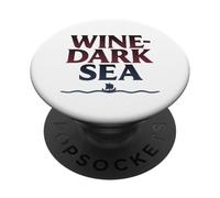 Vino Mare Omero Greco Poesia epica Vela PopSockets PopGrip Adesivo