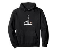 Vino Reformer Pilates con Scimmia Felpa con Cappuccio