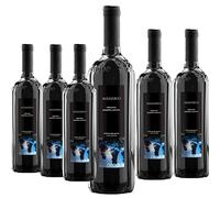 Vino rosso Aglianico IGP Sannio 6 bottiglie box