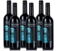 Vino Rosso Dealcolato | Senza Alcol Free 0.0 | Asio Otus | 6 Bottiglie 75 cl | Vini Dealcolati