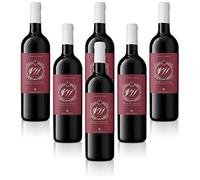 Vino Rosso Supertuscan IGT Settimo Castelli del Grevepesa Clemente Vino Rosso italiano (6 bottiglie 75 cl.)