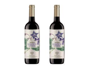 Vino San Basso Rosso Piceno Superiore Doc - Tenuta Cocci Grifoni - 2 Bottiglie da 0.75 lt -