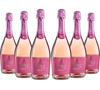 Vino Spumante Rosato Novebolle Romagna DOC, 11.5 % Vol, Confezione Con 6 Bottigl