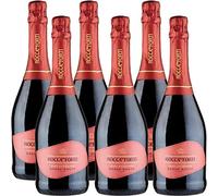 Vino Spumante Rosso Dolce | Rocca dei Forti | 6 Bottiglie 75 Cl | Idea Regalo