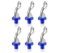 Vino Tappi,6pz 14mm/0.55" Espansione Manuale Bevande Tappi (Scuro Blu )