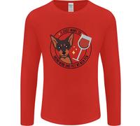 Vino With My Min Spilla Miniatura Pinscher Cane Uomo Maniche