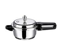 Vinod V-2L - Pentola a pressione inferiore a sandwich in acciaio inox, 2 litri, colore argento, medio