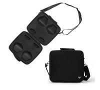 VINOPIE Custodia rigida intrecciata per bicchieri da vino con schiuma EVA, supporto per bicchieri Sydonios Le Subtil (occhiali non inclusi)