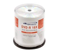 Vinpower Digital DVD-R 4,7 GB 16 supporti registrabili con top argentati, 100 dischi