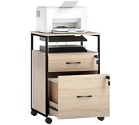Vinsetto Cassetto per ufficio con 2 cassetti 44x40x66,5cm Naturale